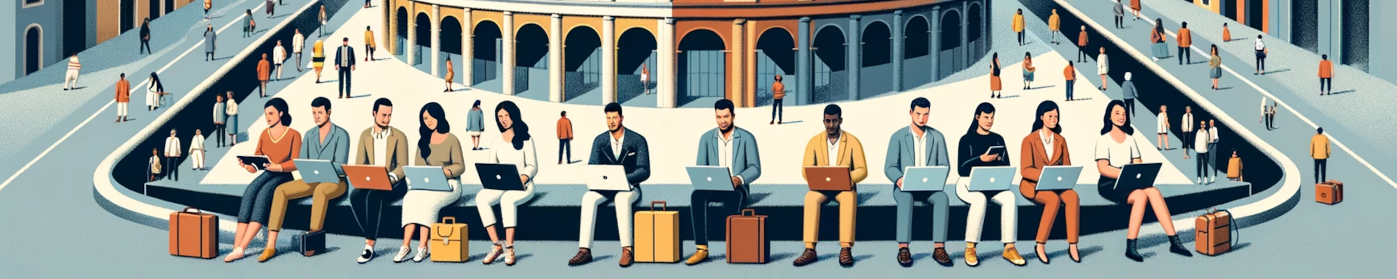 panorama interno colosseo